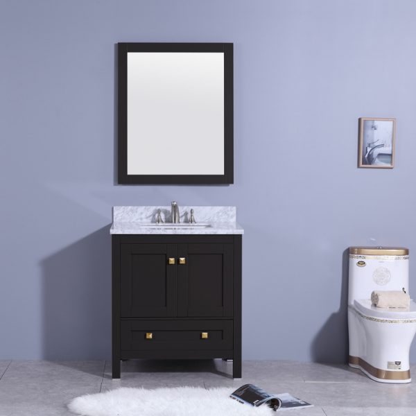 SOLID WOOD BATHROOM VANITY