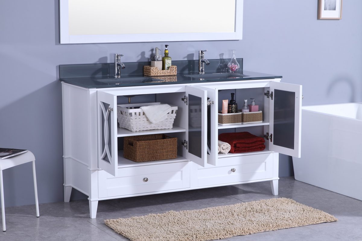 FREE STANDING BATHROOM VANITIES, OAK VANITY, SOLID WOOD BATHROOM VANITY