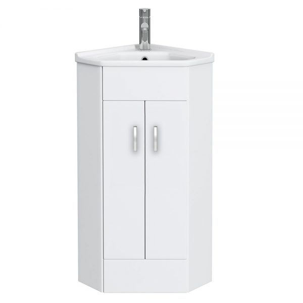 High-Gloss-White-Corner-Cabinet-Vanity-Unit